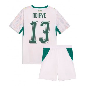 Senegal Iliman Ndiaye #13 Replika Hemmatröja Barn VM 2026 Kortärmad (+ Korta byxor)